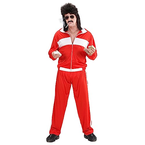 W WIDMANN MILANO Party Fashion - Kostüm Trainingsanzug, Jacke und Hose, 80er Jahre Outfit, Jogginganzug, Bad Taste Outfit, Faschingskostüme von W WIDMANN MILANO Party Fashion