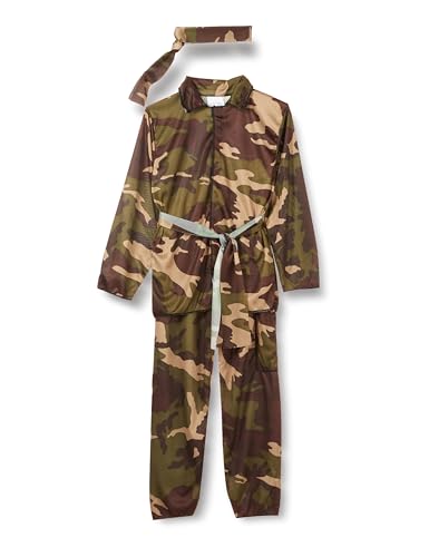 W WIDMANN MILANO Party Fashion - Kinderkostüm Soldat, Uniform, Faschingskostüme Kinder, Armee, Kostümset von W WIDMANN MILANO Party Fashion