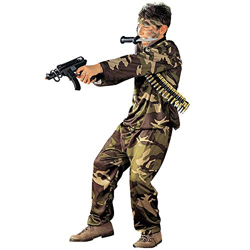 W WIDMANN MILANO Party Fashion - Kinderkostüm Soldat, Uniform, Faschingskostüme Kinder, Armee, Kostümset von W WIDMANN MILANO Party Fashion