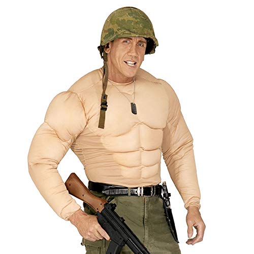 Widmann - Kostüm Super Muskel Shirt, Soldaten, Karneval, Mottoparty Widmann - Kostüm Super Muskel Shirt, Soldaten, Karneval, Mottoparty von W WIDMANN