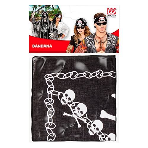 W WIDMANN MILANO Party Fashion - Bandana Totenkopf, Piraten Kopftuch, ca. 55 x 55 cm, Karneval, Fasching W WIDMANN MILANO Party Fashion - Bandana Totenkopf, Piraten Kopftuch, ca. 55 x 55 cm, Karneval, Fasching von W WIDMANN MILANO Party Fashion