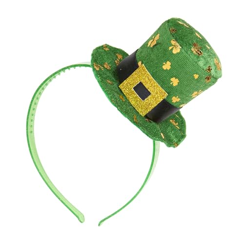 W WIDMANN MILANO Party Fashion 1158H - Hut St. Patricks Day, Mini Hut auf Haarreifen, Grün, Goldene Kleeblätter, Kopfbedeckung, Haarreifen, Irish Party, St. Patrick´s Day, Motto Party, Karneval W WIDMANN MILANO Party Fashion 1158H - Hut St. Patricks Day, Mini Hut auf Haarreifen, Grün, Goldene Kleeblätter, Kopfbedeckung, Haarreifen, Irish Party, St. Patrick´s Day, Motto Party, Karneval von W WIDMANN MILANO Party Fashion