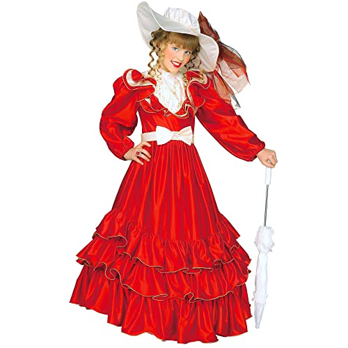 "CLEMENTINA" (dress with wire hoop, ribbon belt, hat) - (158 cm / 11-13 Years) von WIDMANN