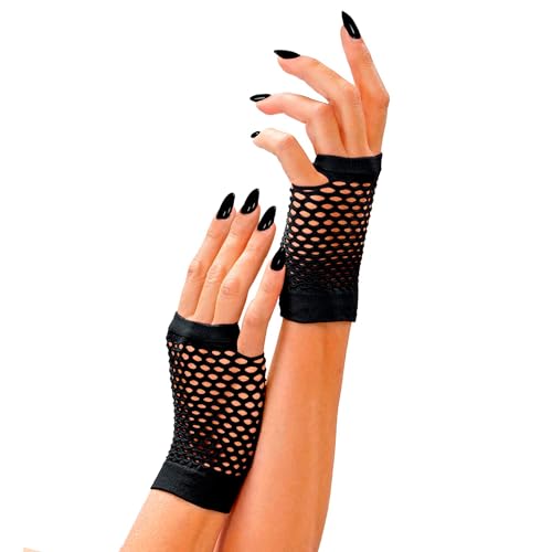 W WIDMANN MILANO Party Fashion - Fingerlose Netzhandschuhe, 80er Jahre, Karneval, Mottoparty W WIDMANN MILANO Party Fashion - Fingerlose Netzhandschuhe, 80er Jahre, Karneval, Mottoparty von WIDMANN MILANO PARTY FASHION