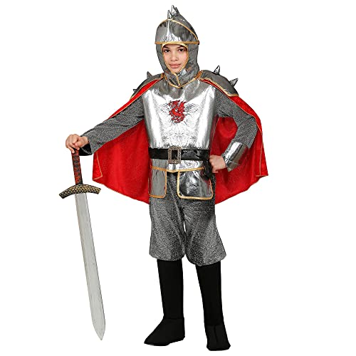 "KNIGHT" (tunic with armour & cape, belt, helmet) - (140 cm / 8-10 Years) von WIDMANN