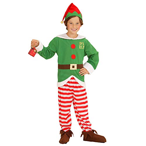W WIDMANN MILANO Party Fashion - Kinderkostüm Santa´s kleiner Helfer, Elfen Kostüm, Verkleidung Weihnachten von W WIDMANN MILANO Party Fashion