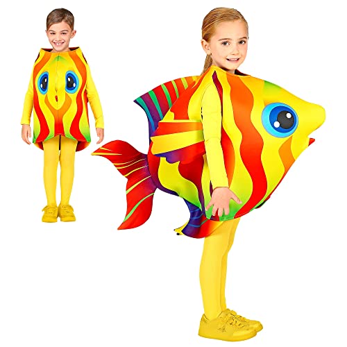 Widmann - Kinderkostüm Tropenfisch, gelb-rot, Karneval, Mottoparty von WIDMANN MILANO PARTY FASHION