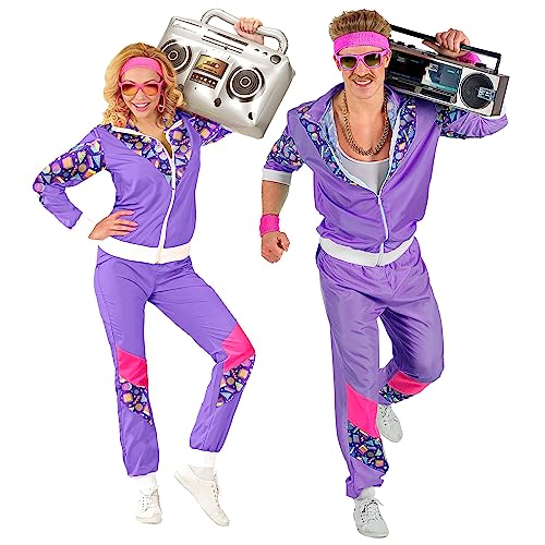 W WIDMANN MILANO Party Fashion - Kostüm Trainingsanzug, 80er Jahre Outfit, Jogginganzug, Bad Taste Outfit, Faschingskostüme W WIDMANN MILANO Party Fashion - Kostüm Trainingsanzug, 80er Jahre Outfit, Jogginganzug, Bad Taste Outfit, Faschingskostüme von W WIDMANN MILANO Party Fashion