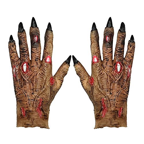 "ZOMBIE GLOVES" in latex - (One Size Fits Most Adult) von WIDMANN