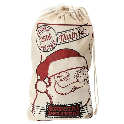 Widmann 01339 - Weihnachtsmannsack aus Jute, Größe 50x80 cm, Jutebeutel, Turnbeutel, Mottoparty, Karneval, Weihnachten Widmann 01339 - Weihnachtsmannsack aus Jute, Größe 50x80 cm, Jutebeutel, Turnbeutel, Mottoparty, Karneval, Weihnachten von WIDMANN MILANO PARTY FASHION
