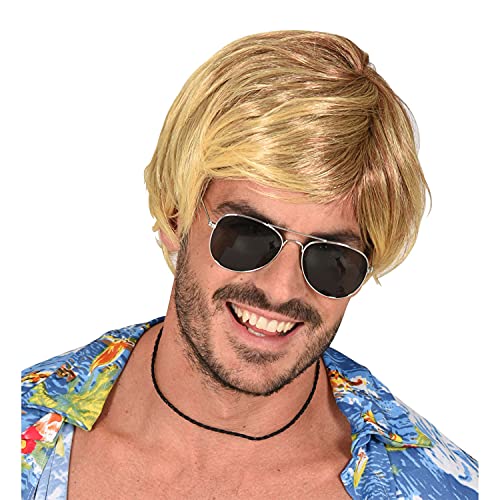 W WIDMANN MILANO Party Fashion 02460 - Perücke Surfer-Boy, Blond, Kunsthaar, Strand-, Beach-Party, Mottoparty, Karneval von WIDMANN MILANO PARTY FASHION
