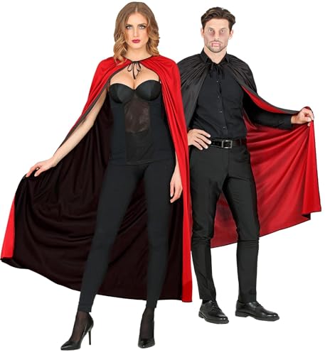W WIDMANN MILANO Party Fashion 03246 - Umhang, schwarz/rot, Vampir, Zauberer, Halloween, Accessoire, 130 cm W WIDMANN MILANO Party Fashion 03246 - Umhang, schwarz/rot, Vampir, Zauberer, Halloween, Accessoire, 130 cm von WIDMANN MILANO PARTY FASHION