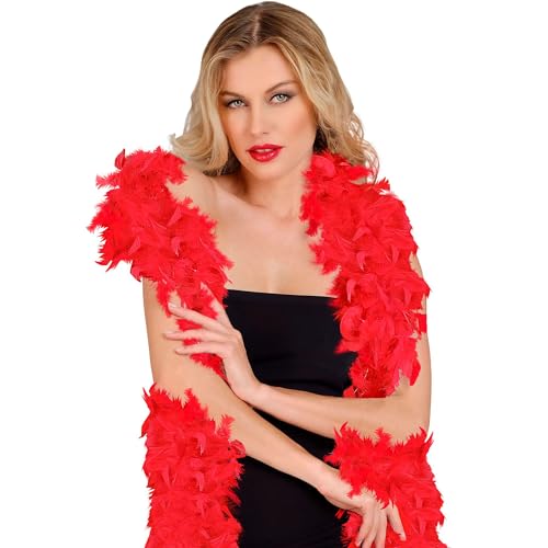 W WIDMANN MILANO Party Fashion - Federboa, Länge circa 180 cm, Feder-Schal, Accessoire, Kostüm, Karneval, Halloween von W WIDMANN MILANO Party Fashion
