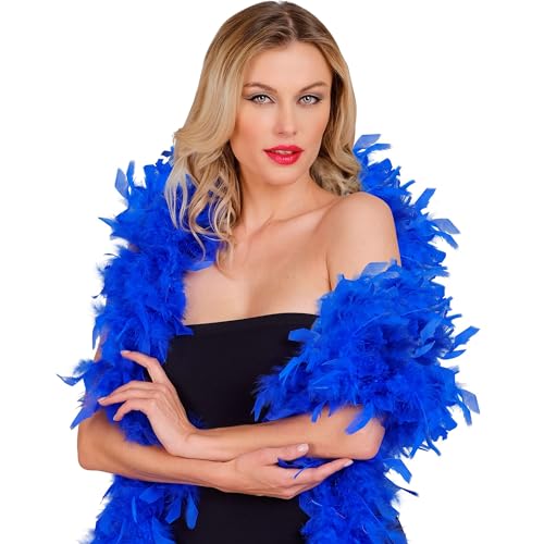 W WIDMANN MILANO Party Fashion - Federboa, Länge circa 180 cm, Feder-Schal, Accessoire, Kostüm, Karneval, Halloween von W WIDMANN MILANO Party Fashion