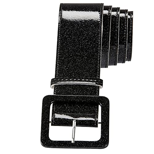 W WIDMANN MILANO Party Fashion - Glitter Gürtel, circa 120 cm, Accessoire für 70er Jahre Disco Kostüme von WIDMANN