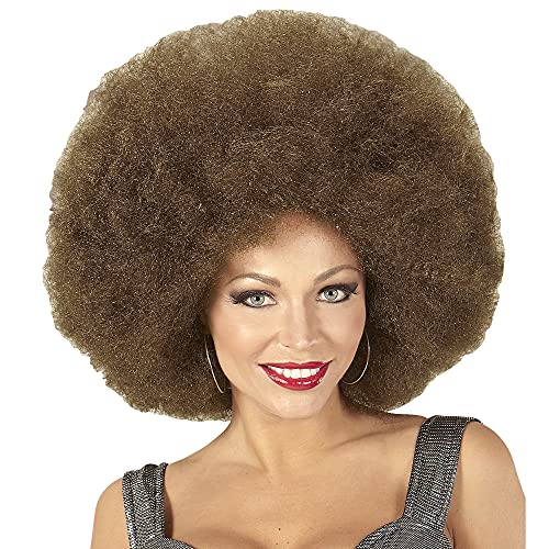 Top quality "BROWN OVERSIZED AFRO WIG" in polybag - von WIDMANN