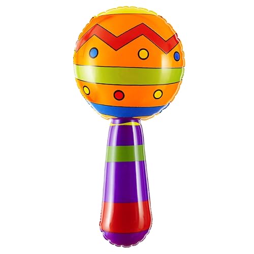 W WIDMANN MILANO Party Fashion 04813 - Aufblasbare Rumbakugel mit Glöckchen, 20 cm, Karneval, Fasching, Mottoparty W WIDMANN MILANO Party Fashion 04813 - Aufblasbare Rumbakugel mit Glöckchen, 20 cm, Karneval, Fasching, Mottoparty von W WIDMANN MILANO Party Fashion