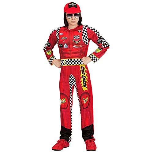 Widmann - Kinderkostüm Rennfahrer, mit Cap und Overall, Sportler, Motto Party, Karneval Widmann - Kinderkostüm Rennfahrer, mit Cap und Overall, Sportler, Motto Party, Karneval von W WIDMANN MILANO Party Fashion