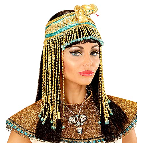 W WIDMANN MILANO Party Fashion 05907 - Stirnband Ägyptische Schlange, mit Gummiband, mit Perlen und Borten, Schlangenkopf, Haarschmuck, Cleopatra, Accessoire, Kostüm, Karneval, Mottoparty von W WIDMANN MILANO Party Fashion
