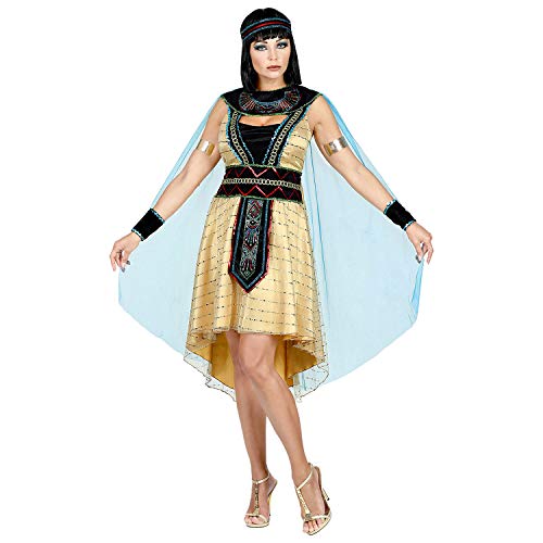 Widmann 08043 - Kostüm Ägyptische Herrscherin, Kleid mit Umhang, Armstulpen, Stirnband, Antike, Göttin, Pharaonen, Mottoparty, Karneval von Widmann