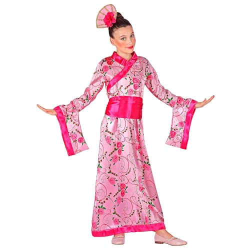 W WIDMANN MILANO Party Fashion - Kinderkostüm Asiatische Prinzessin, Kimono, Geisha, Faschingskostüme, Rosa, 116 von W WIDMANN MILANO Party Fashion