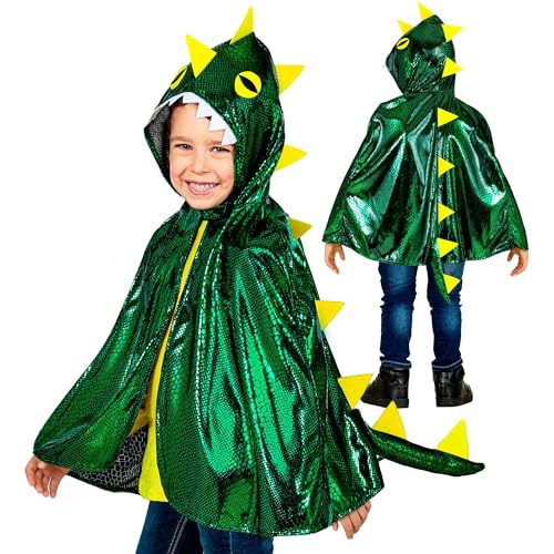 W WIDMANN MILANO Party Fashion - Kinderkostüm Drache, Umhang mit Kapuze, Dinosaurier, Feuerspeier, Tier, Mottoparty, Karneval W WIDMANN MILANO Party Fashion - Kinderkostüm Drache, Umhang mit Kapuze, Dinosaurier, Feuerspeier, Tier, Mottoparty, Karneval von W WIDMANN MILANO Party Fashion