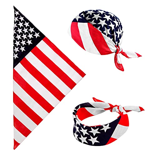 Widmann 1044U - Kopftuch U.S.A, Bandana, Accessoire, Fanartikel, Karneval, Mottoparty von WIDMANN MILANO PARTY FASHION