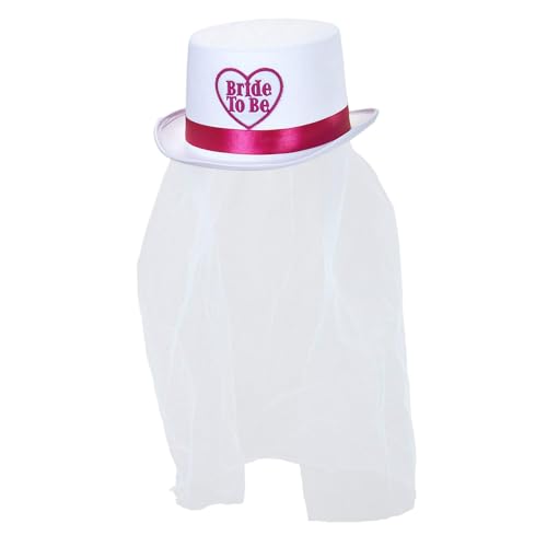 Widmann 1058T - Zylinder Hut Braut mit Schleier, One Size Widmann 1058T - Zylinder Hut Braut mit Schleier, One Size von W WIDMANN MILANO Party Fashion