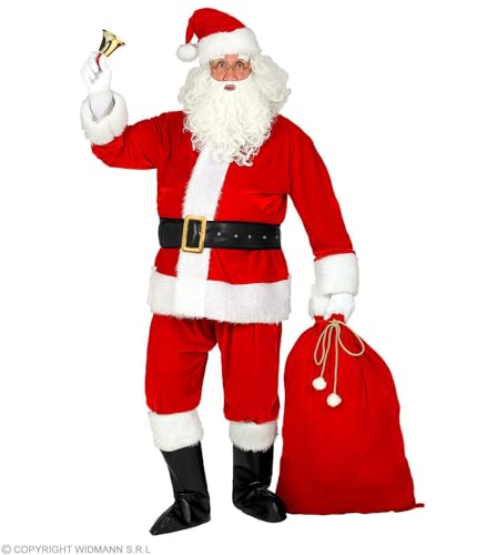 W WIDMANN MILANO Party Fashion - Kostüm Weihnachtsmann, Weihnachten, Nikolaus, Santa Claus, Weihnachtskostüm, Rot von WIDMANN MILANO PARTY FASHION