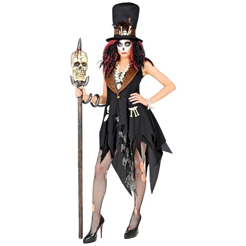 WIDMANN Halloween Kostüm Voodoo Priesterin für Damen | Geister Hexen Kleid mit Hut - Schwarz S WIDMANN Halloween Kostüm Voodoo Priesterin für Damen | Geister Hexen Kleid mit Hut - Schwarz S von W WIDMANN MILANO Party Fashion