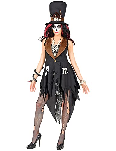 W WIDMANN MILANO Party Fashion - Kostüm Dia de los Muertos, Kleid mit Hut, Voodoo Priesterin, Magierin, Verkleidung Halloween W WIDMANN MILANO Party Fashion - Kostüm Dia de los Muertos, Kleid mit Hut, Voodoo Priesterin, Magierin, Verkleidung Halloween von W WIDMANN MILANO Party Fashion