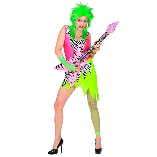 W WIDMANN MILANO Party Fashion - Kostüm 80er Jahre Outfit, Kleid, Rockstar, Faschingskostüme von WIDMANN MILANO PARTY FASHION