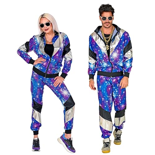 W WIDMANN MILANO Party Fashion - Kostüm Trainingsanzug Disco, 80er Jahre Outfit, Jogginganzug, Retro-Style, Faschingskostüme W WIDMANN MILANO Party Fashion - Kostüm Trainingsanzug Disco, 80er Jahre Outfit, Jogginganzug, Retro-Style, Faschingskostüme von W WIDMANN MILANO Party Fashion