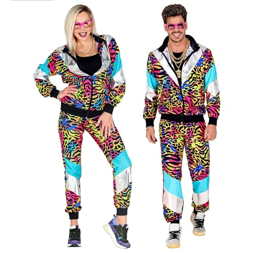 W WIDMANN MILANO Party Fashion - Kostüm Trainingsanzug Party Animal, 80er Jahre Outfit, Jogginganzug, Faschingskostüme W WIDMANN MILANO Party Fashion - Kostüm Trainingsanzug Party Animal, 80er Jahre Outfit, Jogginganzug, Faschingskostüme von W WIDMANN MILANO Party Fashion