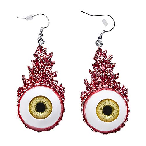 W WIDMANN MILANO Party Fashion 12463 - Ohrringe blutige Augen, Schmuck, Horror, Halloween, Karneval, Mottoparty von W WIDMANN MILANO Party Fashion