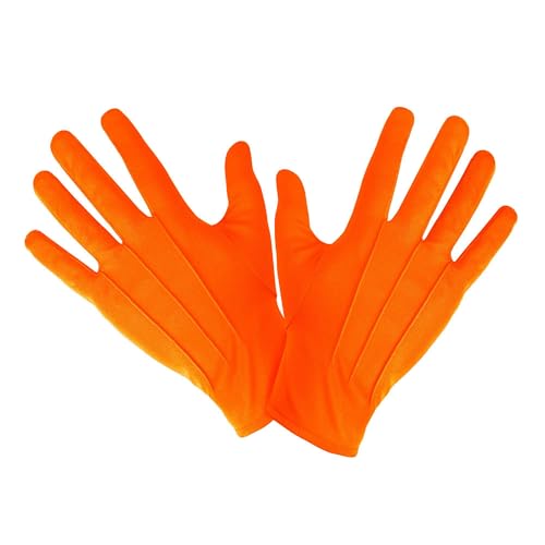 "GLOVES" orange - (One Size Fits Most Adult) von WIDMANN