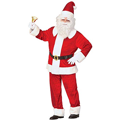 Widmann - Kostüm Luxus Weihnachtsmann, aus Samt, Kasack, Hose und Hut mit Plüschrand, Gürtel mit Schnalle, Nikolaus, Weihnachten, Karneval, Mottoparty Widmann - Kostüm Luxus Weihnachtsmann, aus Samt, Kasack, Hose und Hut mit Plüschrand, Gürtel mit Schnalle, Nikolaus, Weihnachten, Karneval, Mottoparty von WIDMANN MILANO PARTY FASHION