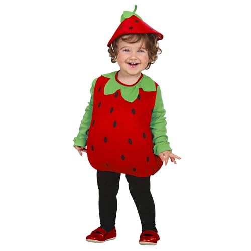 W WIDMANN MILANO Party Fashion - Kinderkostüm Erdbeere, Oberteil und Kopfbedeckung, Obst, Mottoparty, Karneval W WIDMANN MILANO Party Fashion - Kinderkostüm Erdbeere, Oberteil und Kopfbedeckung, Obst, Mottoparty, Karneval von W WIDMANN MILANO Party Fashion