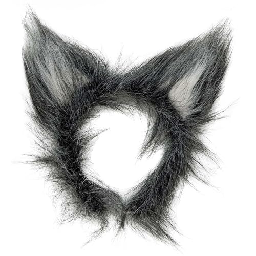Widmann 2324W – Haarreif Wolfs Ohren, aus Plüsch, Schwarz/Grau, Kostümzubehör, Accessoire, Werwolf, Motto Party, Karneval Widmann 2324W – Haarreif Wolfs Ohren, aus Plüsch, Schwarz/Grau, Kostümzubehör, Accessoire, Werwolf, Motto Party, Karneval von WIDMANN MILANO PARTY FASHION