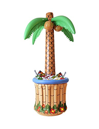 WIDMANN MILANO PARTY FASHION - Aufblasbare Palme mit Getränkekühler, zum Befüllen mit EIS und Wasser, Höhe Circa 62 cm, Durchmesser Circa 57 cm, Beachparty von WIDMANN MILANO PARTY FASHION