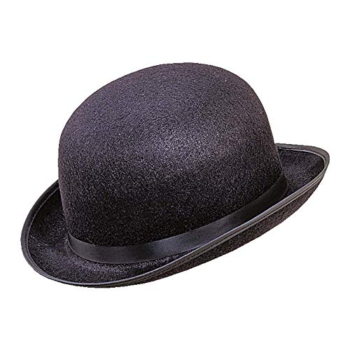 "BIG BLACK BOWLER HAT" felt - von WIDMANN