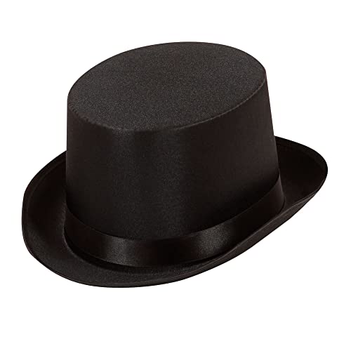 W WIDMANN MILANO Party Fashion 2485T - Zylinder, schwarz, aus Satin, 18. und 19. Jahrhundert, Charleston, Flapper, Gangster, Motto-Party, Karneval W WIDMANN MILANO Party Fashion 2485T - Zylinder, schwarz, aus Satin, 18. und 19. Jahrhundert, Charleston, Flapper, Gangster, Motto-Party, Karneval von W WIDMANN MILANO Party Fashion
