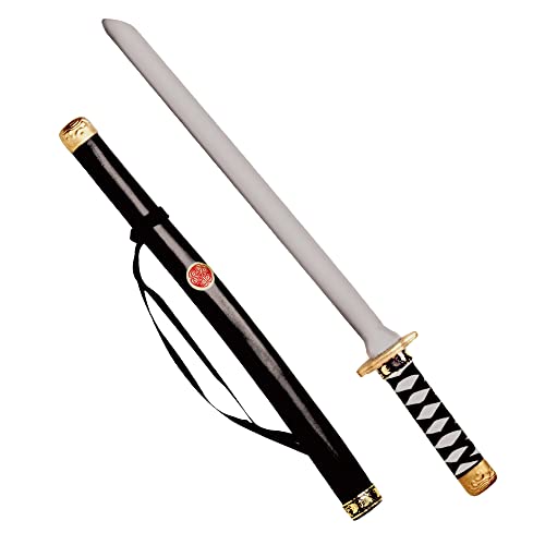 Widmann 2727N - Ninja Schwert mit Scheide, Länge circa 60 cm, Accessoire, Krieger, Kämpfer, Mottoparty, Karneval von WIDMANN MILANO PARTY FASHION