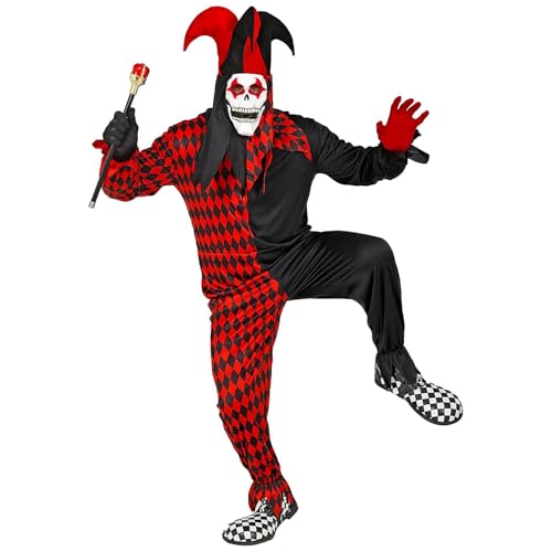 Widmann - Kostüm Harlekin, Böser Clown, Horror, Killer, Joker, Halloween, Faschingskostüme Widmann - Kostüm Harlekin, Böser Clown, Horror, Killer, Joker, Halloween, Faschingskostüme von W WIDMANN MILANO Party Fashion