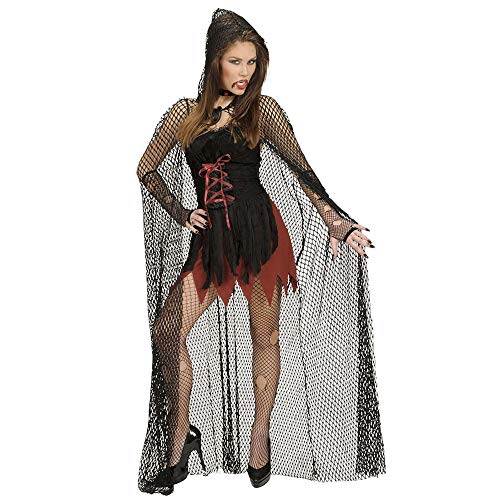 Widmann 3370H - Fischernetzumhang mit Kapuze, Accessoire, Umhang, Vampir, Gothic, Karneval, Halloween, Mottoparty Widmann 3370H - Fischernetzumhang mit Kapuze, Accessoire, Umhang, Vampir, Gothic, Karneval, Halloween, Mottoparty von W WIDMANN