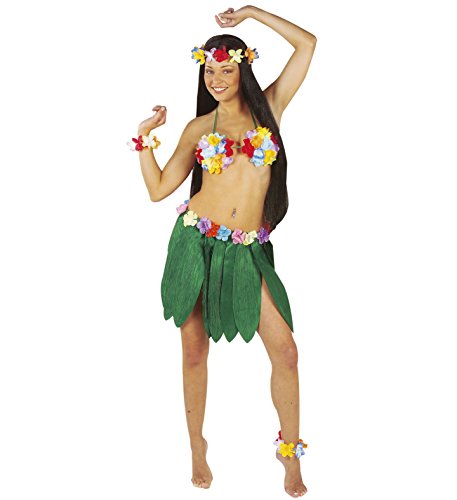 Widmann 3375T - Hawaiirock, mit Bananenblättern und Blumengürtel, circa 40 cm, Sommerfest, Strandparty, Karneval, Mottoparty Widmann 3375T - Hawaiirock, mit Bananenblättern und Blumengürtel, circa 40 cm, Sommerfest, Strandparty, Karneval, Mottoparty von W WIDMANN