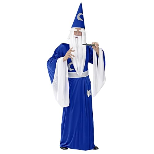 Widmann - Kostüm Zauberer, Tunika mit Kragen, Gürtel, Hut, Magier, Karneval, Mottoparty Widmann - Kostüm Zauberer, Tunika mit Kragen, Gürtel, Hut, Magier, Karneval, Mottoparty von WIDMANN MILANO PARTY FASHION