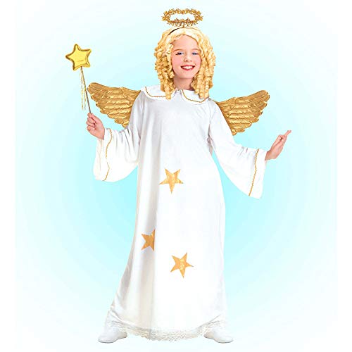 "ANGEL" (dress, halo) - (140 cm / 8-10 Years) von WIDMANN