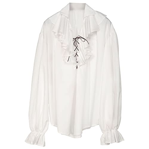 W WIDMANN MILANO Party Fashion - Piraten oder Renaissance Hemd, Weiß, Kostümzubehör, Karneval, Mottoparty von W WIDMANN MILANO Party Fashion