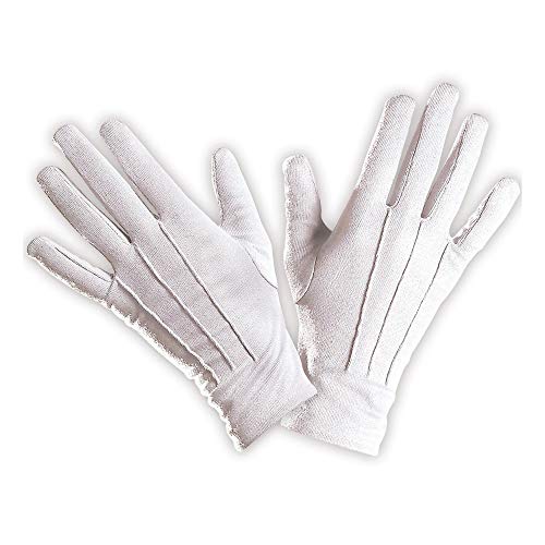 Widmann 4638B - Handschuhe, Weiß, Clown, Kostümaccessoire, Karneval, Mottoparty von WIDMANN